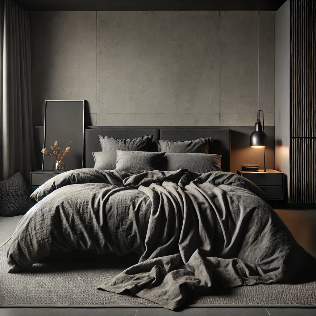 100% Cotton - Muslin Duvet Cover Set with Pillow Shams